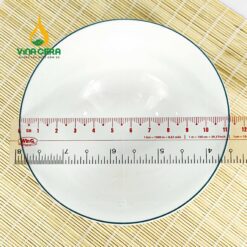 Chén Cơm Sứ Trắng Vẽ Trúc Chuồn - SVN BC 14052401 Chén cơm sứ trắng vẽ trúc chuồn