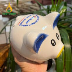 Heo Sứ Tiết Kiệm Lợn Đất Ống Heo Mini Hoạ Tiết Vẽ Tay Dễ Thương Gốm Sứ Bát Tràng Cao Cấp (2)