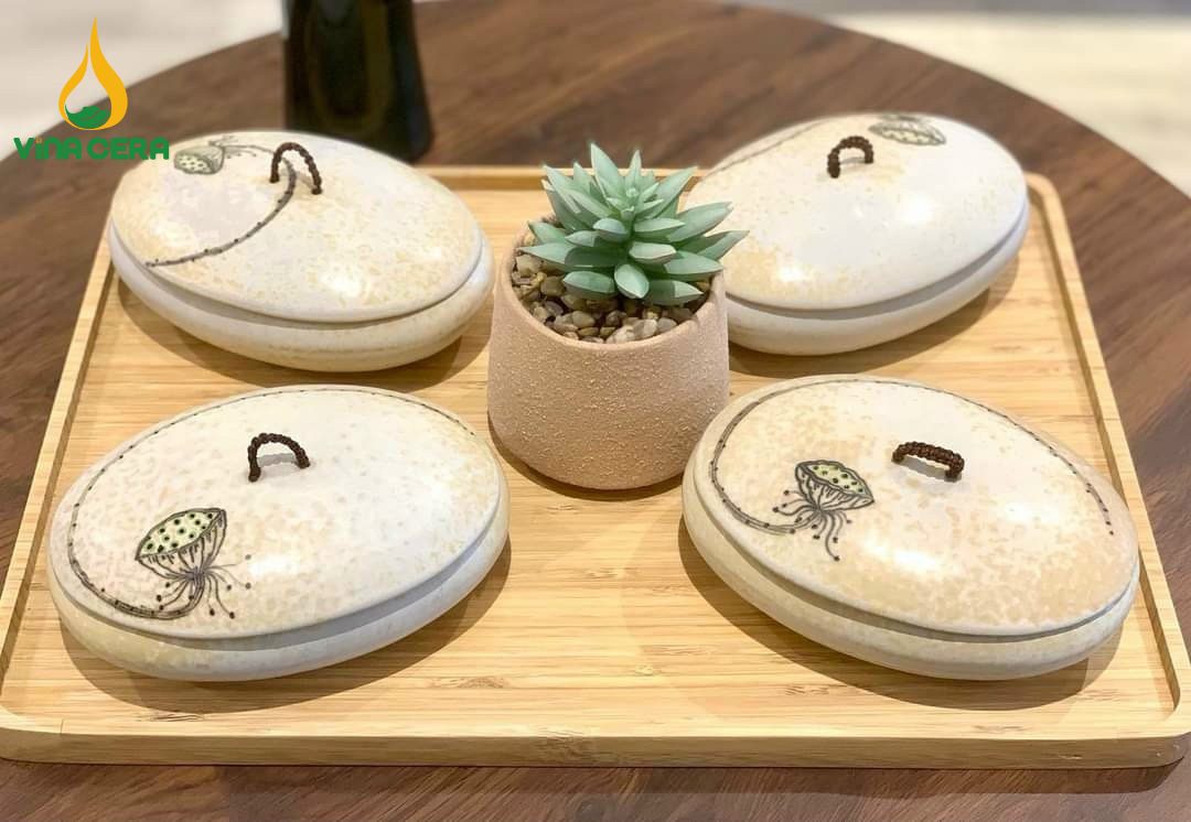 Xưởng sản xuất khay mứt Tết chất lượng làm quà tặng khay mứt sứ tết