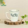 Ly Sứ Bát Tràng Vẽ Sen Xanh - LS-1352324 Ly sứ Bát Tràng vẽ sen xanh