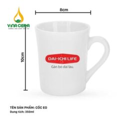 Ly Sứ Eo In Logo - LS-0752324 Ly sứ eo in logo
