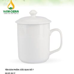Ly sứ quai số 7 có nắp