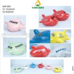 Máy Bay Sứ Tiết Kiệm Bát Tràng - HD 1452824 Máy bay sứ tiết kiệm