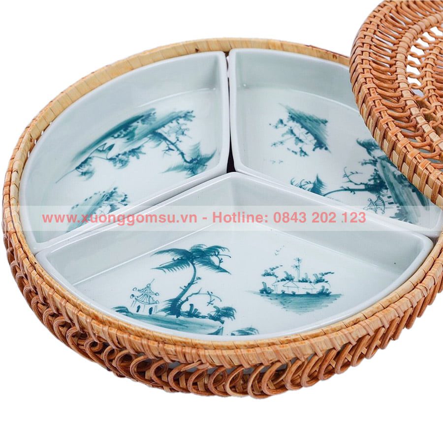 sg3.jpg Khay Mứt Tết Sứ Trắng Vẽ Cảnh Quê – KMS-4952724