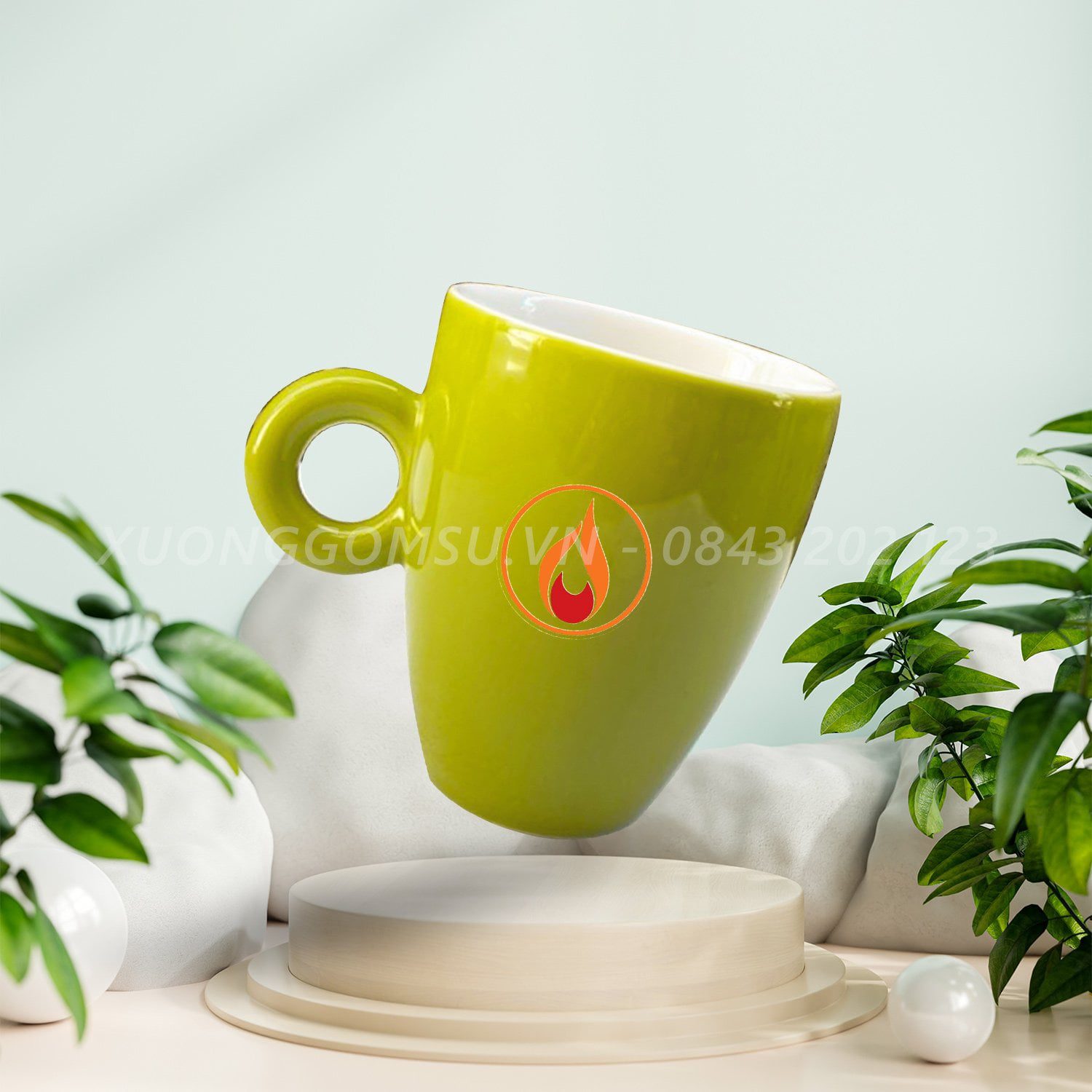 z3637587273143_a99dbcb55706ffa2a39f633b48c17427.jpg Ly Sứ Bầu Quai Tròn Nhiều Màu LS071112