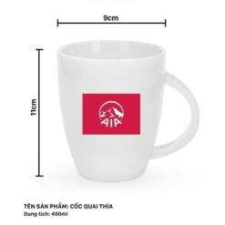 Ly Sứ Bát Tràng Quai Thìa - LS-0552324 Ly Sứ Bát Tràng Quai Thìa – LS-0552324