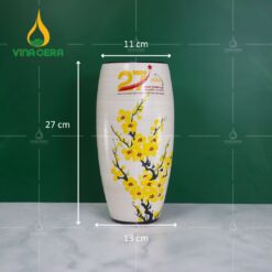 Lọ hoa Men Xước Kỷ Niệm 27 Năm Thành Lập CDIMEX - SVN BH 0262824 Lọ hoa Men Xước Kỷ niệm 27 năm thành Lập CDIMEX