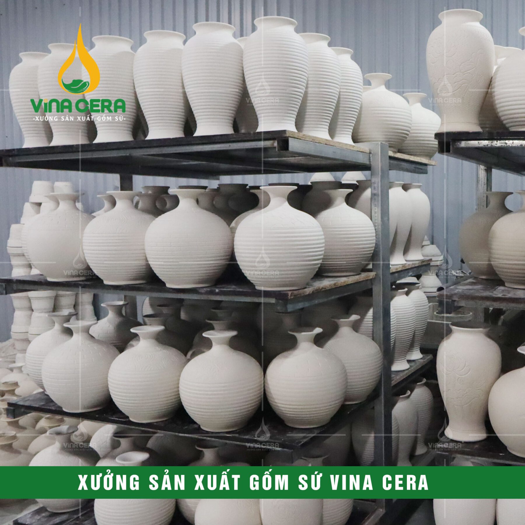 Xưởng sản xuất Bình Hút Lộc Vina Cera