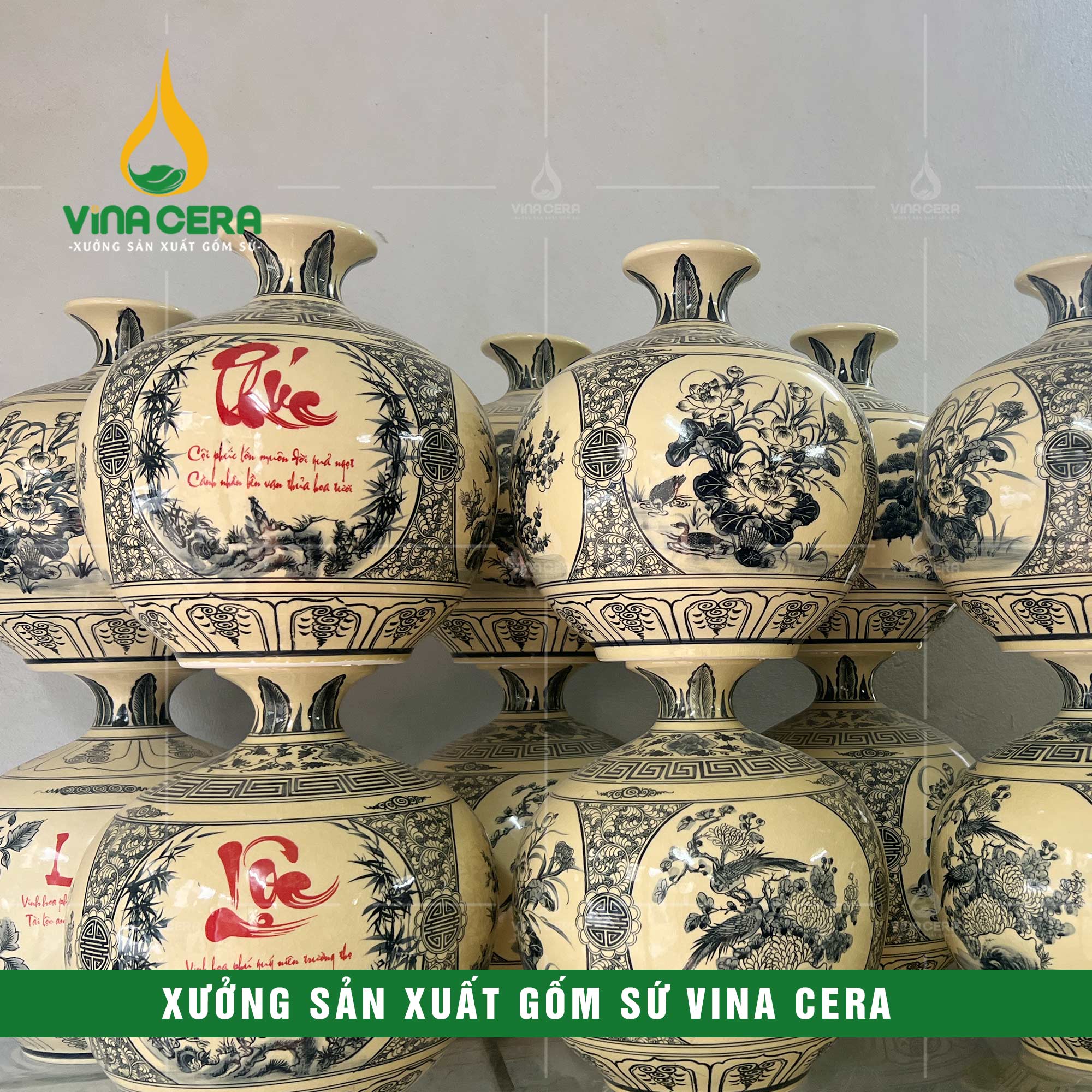 Xưởng sản xuất Bình Hút Lộc Vina Cera