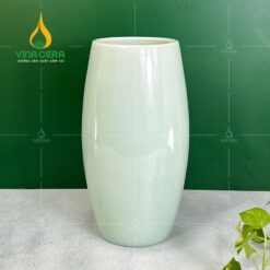Lọ Hoa Men Xanh Khắc Nổi Sen Chuồn - SVN BH 0170324 Lọ Hoa Men Xanh Khắc Nổi Sen Chuồn – SVN BH 0170324