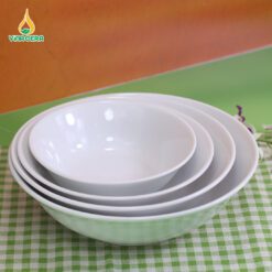 Tô Sứ Choãng Đựng Canh Trắng Trơn - TO 082410 Tô Sứ Choãng Đựng Canh Trắng Trơn
