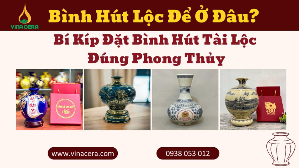 Bình Hút Lộc Để Ở Đâu? Bí Kíp Đặt Bình Hút Tài Lộc Đúng Phong Thủy