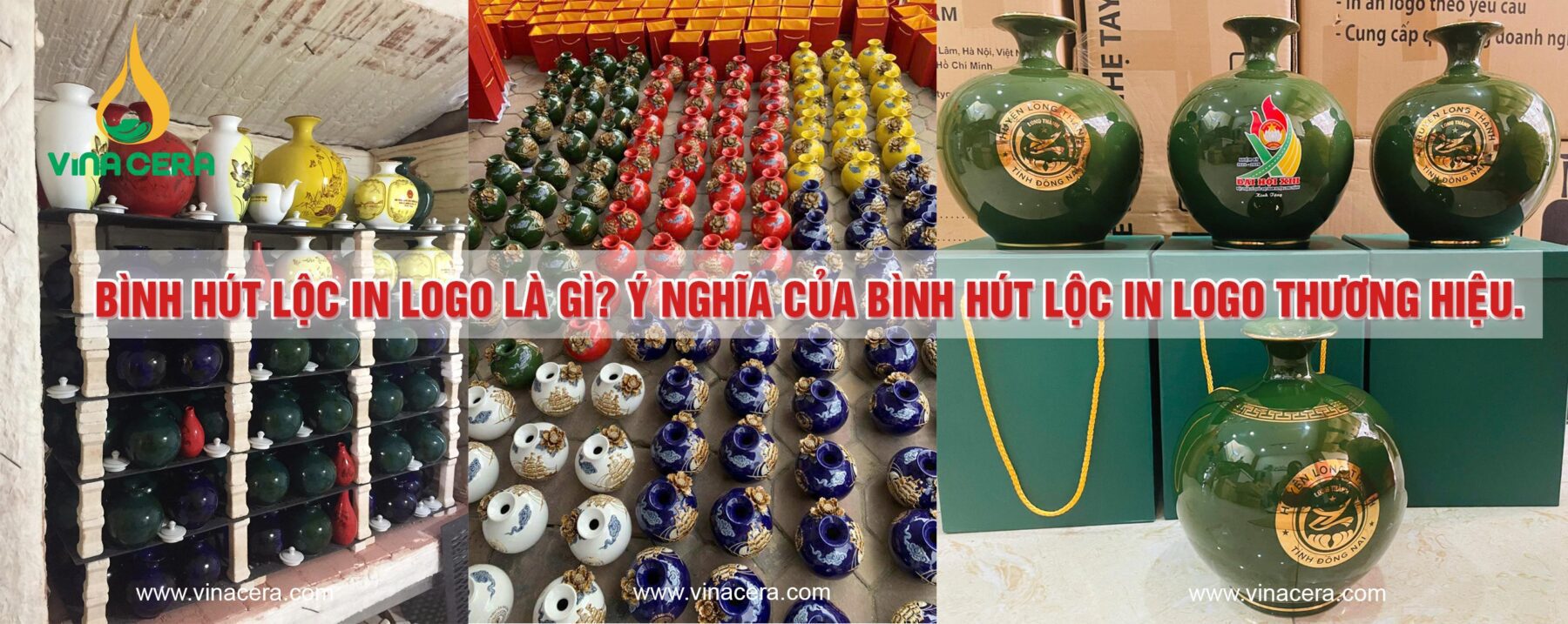 Bình hút lộc in logo là gì? Ý nghĩa của bình hút lộc in logo thương hiệu.