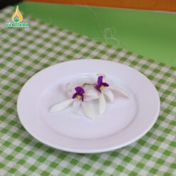 Đĩa Tròn Bằng Trơn Sứ Trắng - DS 082406 Đĩa tròn bằng trơn sứ trắng