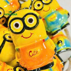 Ống heo gốm sứ Bát Tràng Hình Minion Cực Đẹp HD 039724 Ống heo gốm sứ Bát Tràng Hình Minion Cực Đẹp HD 039724