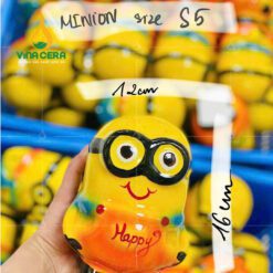 Ống heo gốm sứ Bát Tràng Hình Minion Cực Đẹp HD 039724 Ống heo gốm sứ Bát Tràng Hình Minion Cực Đẹp HD 039724