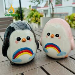 Ống heo tiết kiệm Chim Cánh Cụt - Ống Heo In logo quà tặng HD0 29724 Ống heo tiết kiệm Chim Cánh Cụt - Ống Heo In logo quà tặng