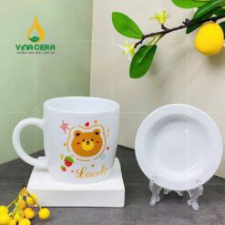 Quà Tặng Ly Sứ cốc sứ cho trường mầm non Quà Tặng Ly Sứ cốc sứ cho trường mầm non