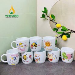 Quà Tặng Ly Sứ cốc sứ cho trường mầm non Quà Tặng Ly Sứ cốc sứ cho trường mầm non