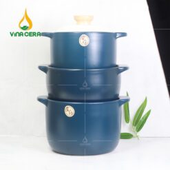 Nồi Hầm Gốm Sứ Hàn Quốc Xanh Cổ Vịt - NS 092402 Nồi Hầm Gốm Sứ Hàn Quốc Xanh Cổ Vịt