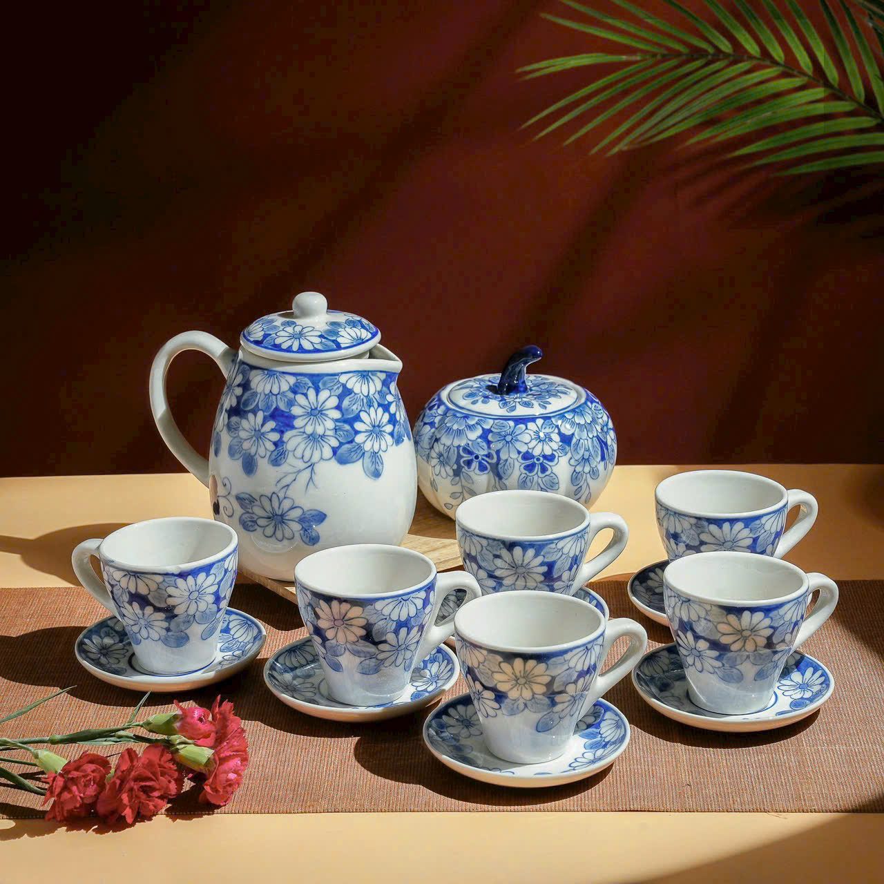 Bộ Bình Nước Vẽ Tay Gốm Sứ Bát Tràng BAT-01102824 (8) Bộ Bình Nước Vẽ Tay Gốm Sứ Bát Tràng BAT-01102824 (2)