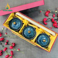 Bộ Hủ Mứt Sứ Hỏa Biến Men Xanh Gấm KMS-031024 Bộ Hủ Mứt Sứ Hỏa Biến Men Xanh Gấm KMS-031024