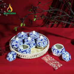 Bộ Khay Mứt Sứ Tết KMS-01102824 Bộ Khay Mứt Sứ Tết KMS-01102824