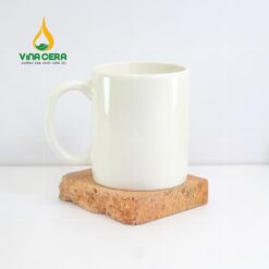 Ly Sứ Trắng Dáng Trụ Quai C (13)