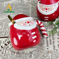 Ly Sứ Ông Già Noel Có Nắp – Quà Tặng Giáng Sinh – LS 102412 Ly Sứ Ông Già Noel Có Nắp – Quà Tặng Giáng Sinh – LS 102412