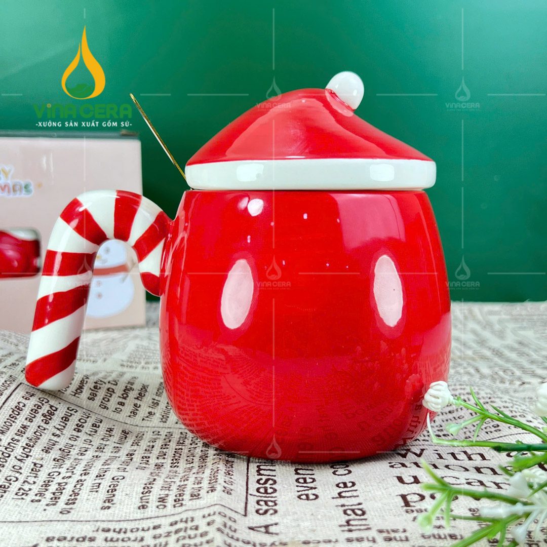 Ly Sứ Ông Già Noel Có Nắp – Quà Tặng Giáng Sinh – LS 102412