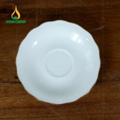 Bộ Ấm Chén Trà Thiên Kim Viền Vàng Kim VN AC35 Bộ Ấm Chén Trà Thiên Kim Viền Vàng Kim