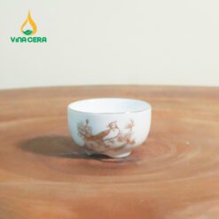 Bộ Ấm Trà Phượng Hoàng Vàng Kim VN AC 45