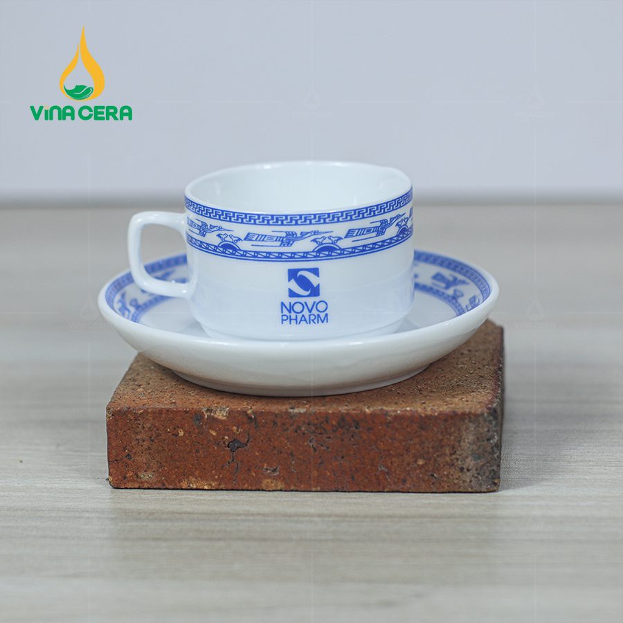 Bộ Ấm Trà Sứ Trắng Viền Chim Hạc – VN AC 52 (7) Bộ Ấm Trà Sứ Trắng Viền Chim Hạc – VN AC 52