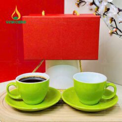 Ly Tách Sứ Cappuccino nhiều màu 180ml LS0111724 Ly Tách Sứ Cappuccino nhiều màu 180ml LS0111724