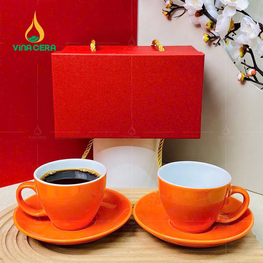Ly Tách Sứ Cappuccino nhiều màu 180ml (20) Ly Tách Sứ Cappuccino nhiều màu 180ml (23)