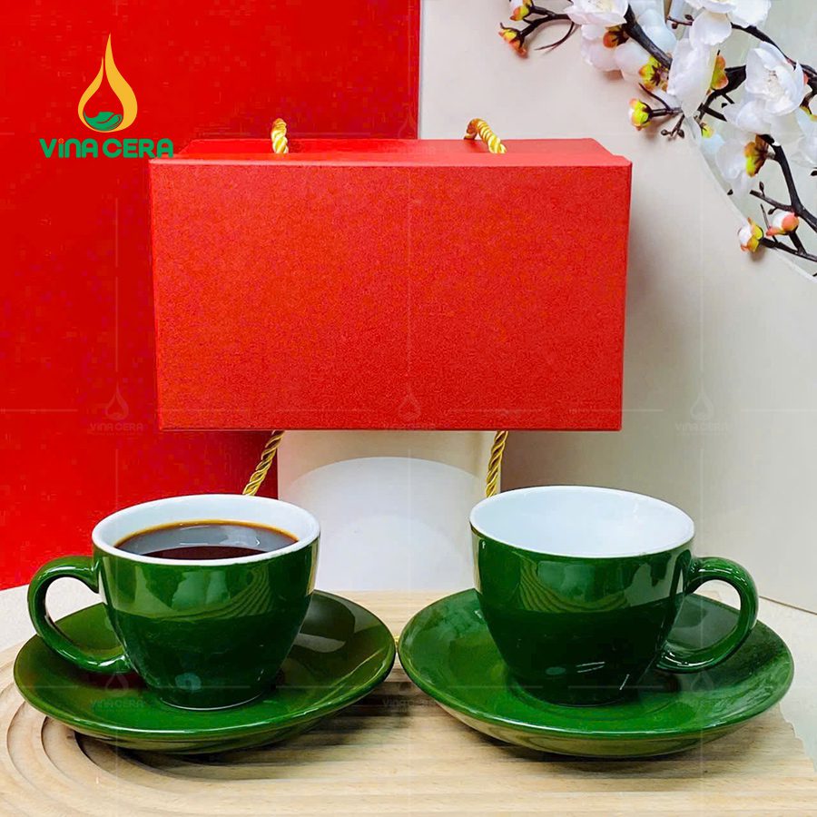 Ly Tách Sứ Cappuccino nhiều màu 180ml (22) Ly Tách Sứ Cappuccino nhiều màu 180ml (23)