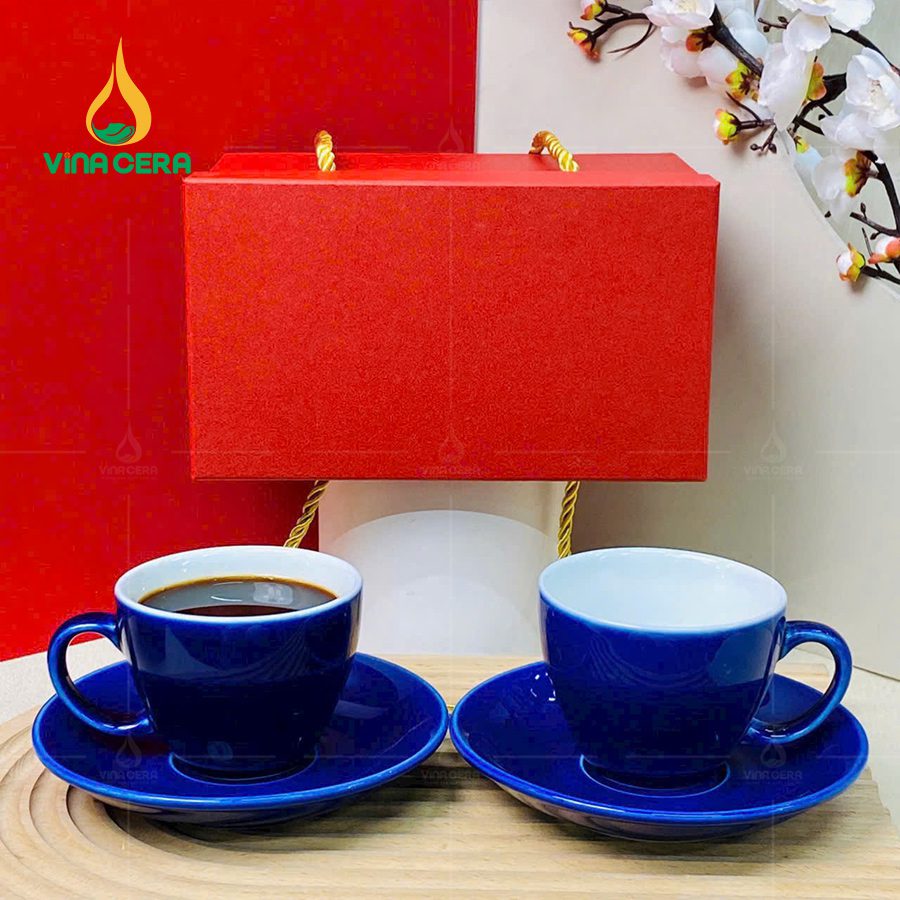 Ly Tách Sứ Cappuccino nhiều màu 180ml (3) Ly Tách Sứ Cappuccino nhiều màu 180ml LS0111724