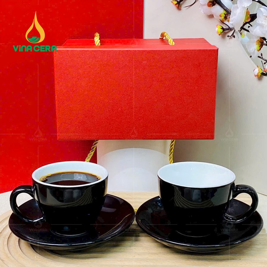 Ly Tách Sứ Cappuccino nhiều màu 180ml LS0111724