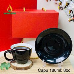 Ly Tách Sứ Cappuccino nhiều màu 180ml LS0111724 Ly Tách Sứ Cappuccino nhiều màu 180ml LS0111724