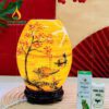 Đèn Xông Tinh Dầu Bát Tràng Dáng Trứng - DX 0911124 Đèn xông tinh dầu Bát Tràng dáng trứng