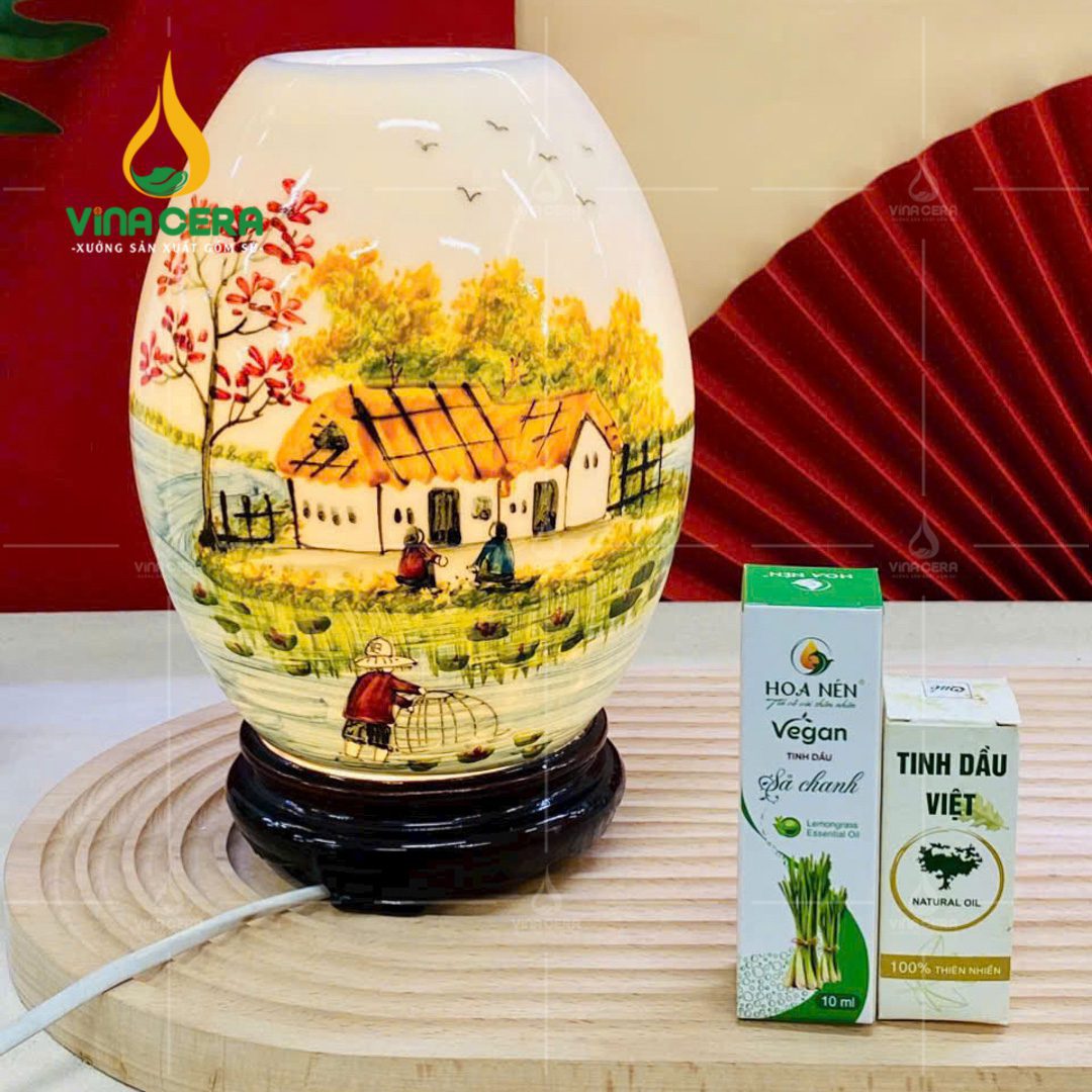 den-xong-tinh-dau-bat-trang-dang-trung (6) Đèn xông tinh dầu Bát Tràng dáng trứng