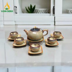 Ấm Chén Men Hỏa Biến Cao Cấp Ấm Chén Men Hỏa Biến Cao Cấp