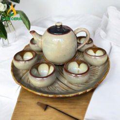 Ấm Chén Men Hỏa Biến Cao Cấp Ấm Chén Men Hỏa Biến Cao Cấp