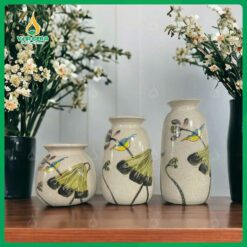 Mẫu Bình Hoa Gốm Sứ Đẹp VN-01061125