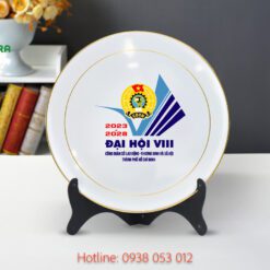dĩa biểu trưng in logo