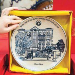 Đĩa Biểu Trưng Sứ In logo Đại Hội ĐBT-0172625
