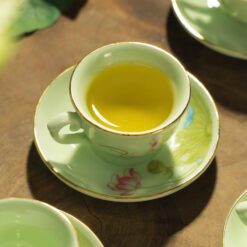 Bộ Ấm Trà Đài Cát Sen Hồng Chỉ Vàn