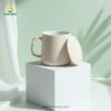 Ly Sứ Bát Tràng Có Nắp Vintage In Logo Cao Cấp – Quà Tặng Doanh Nghiệ