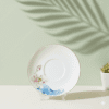 Ly sứ bát tràng hoa sen hồng nắp lửa kẻ chỉ vàng in logo làm quà tặng doanh nghiệp cao cấp