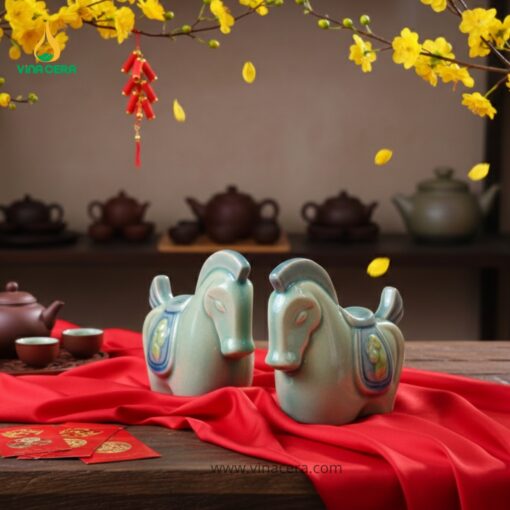 Tiểu Mã Tấn Bảo Bát Tràng – Tượng Ngựa Phong Thuỷ May Mắn